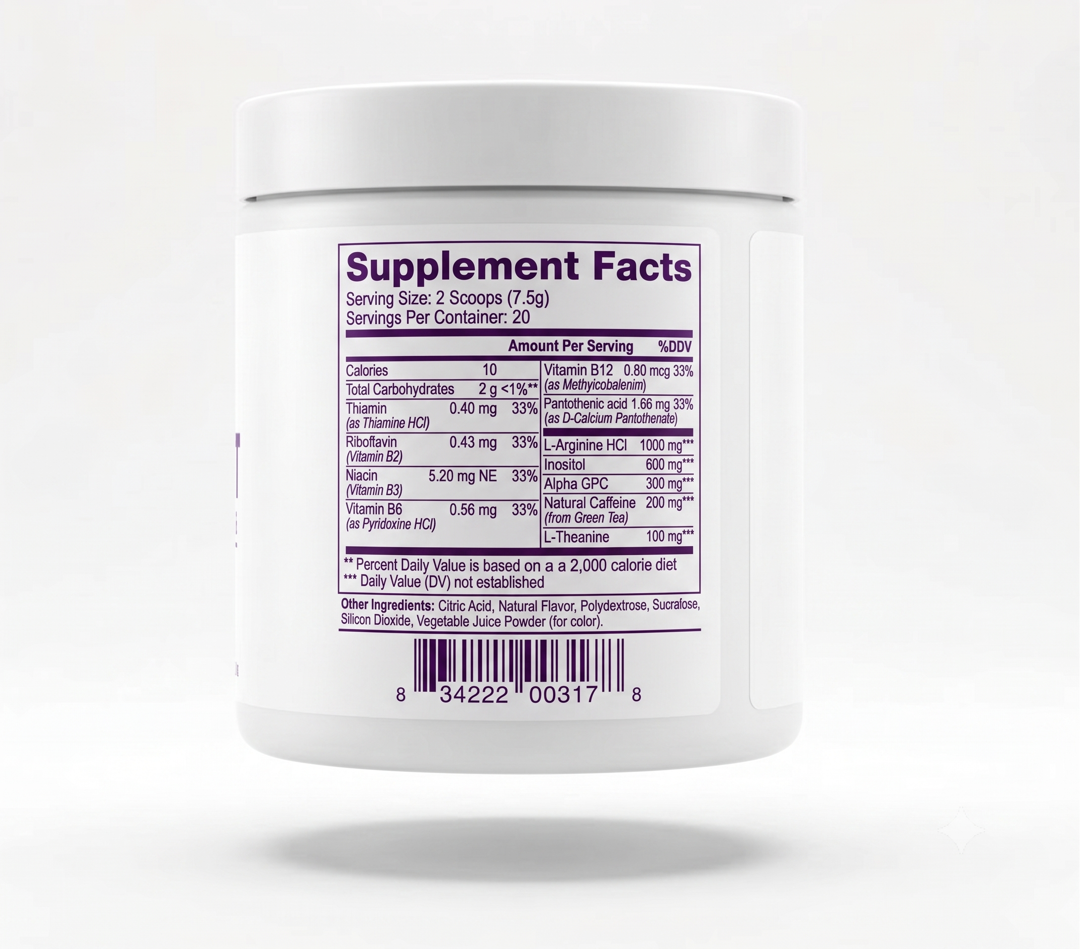 Overclock Labs Focus Powder – Sour Grape