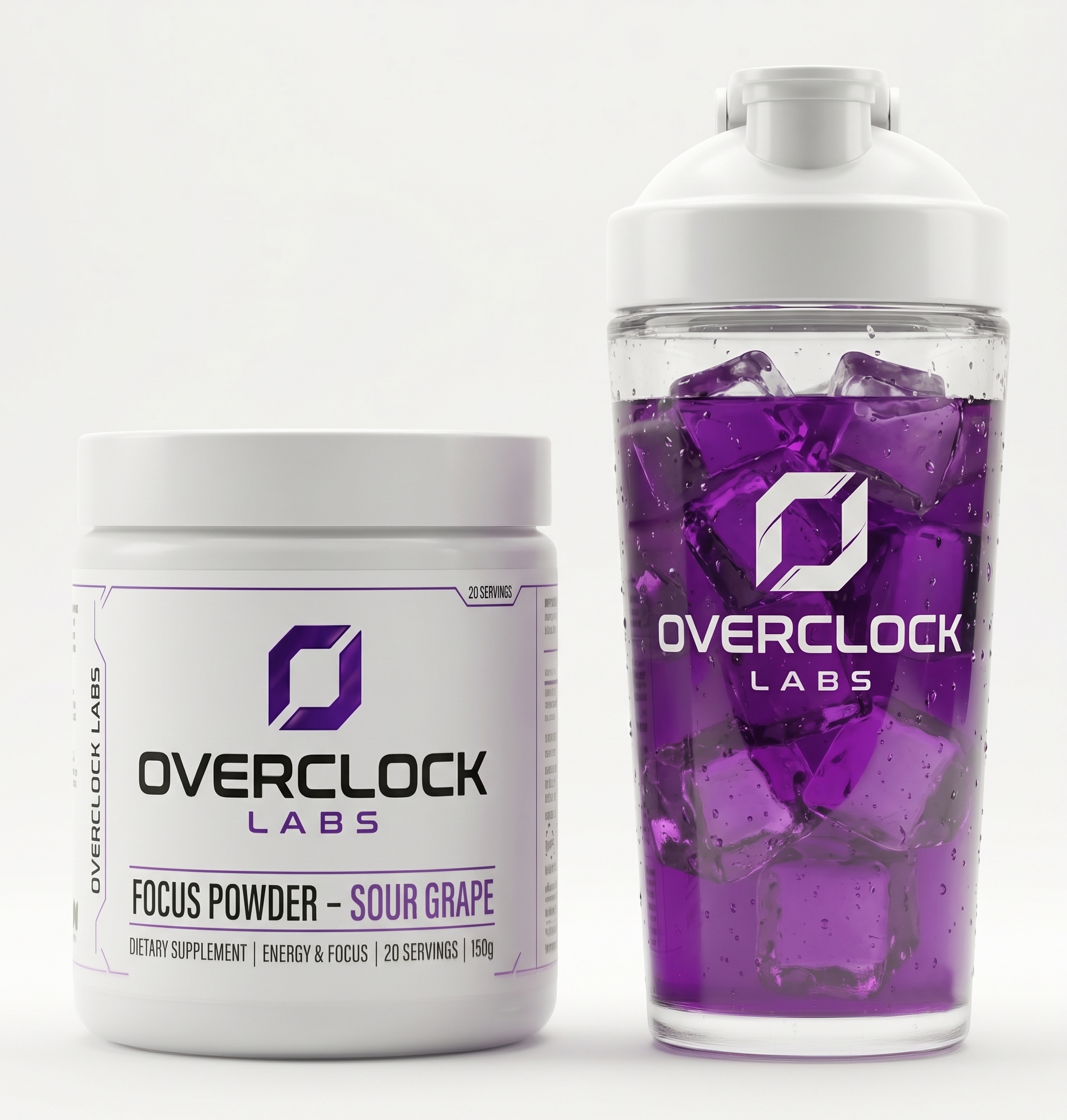 Overclock Labs Focus Powder – Sour Grape